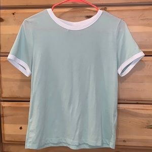 Turquoise Soft Basic Tee